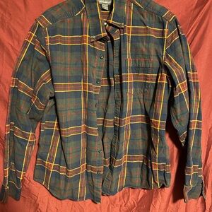 Eddie Bauer Multicolor Plaid Shirt